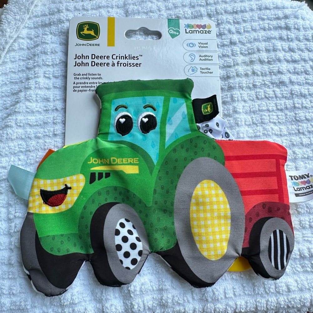 John Deere Crinkle Toy